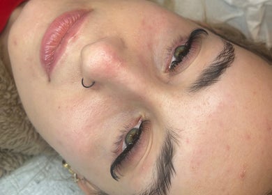 Close-up of stylish lash extensions at The Beauty Loft Limerick, Limerick, County Limerick, IE.