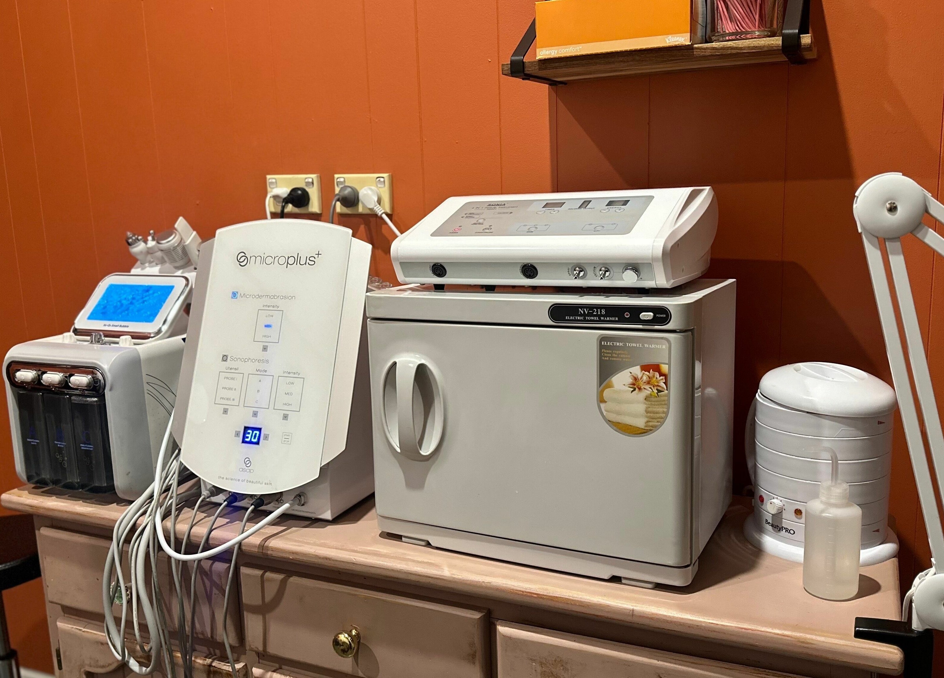 Advanced beauty equipment at JD's Hair Affair, Clermont, Queensland, AU, showcasing modern wellness solutions.