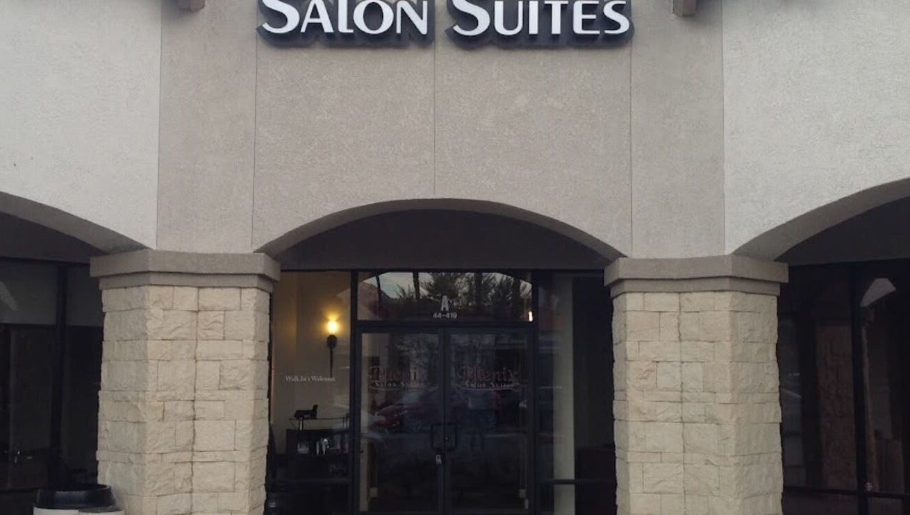 Front view of Blushed by Gaby at Palm Desert, California, US, showcasing its inviting salon entrance.