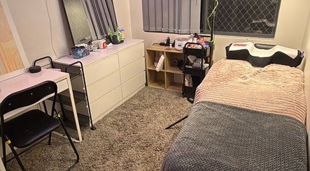 Beauty by Libby cozy treatment room with bed, Maddington, Western Australia, AU.