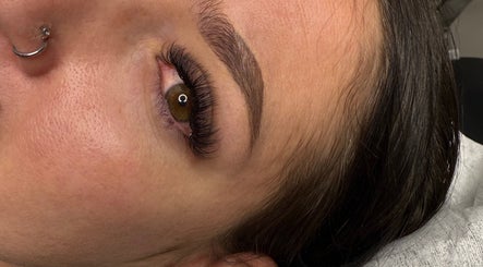 Close-up of eyelash extensions at Beauty by Libby, Maddington, Western Australia, AU.