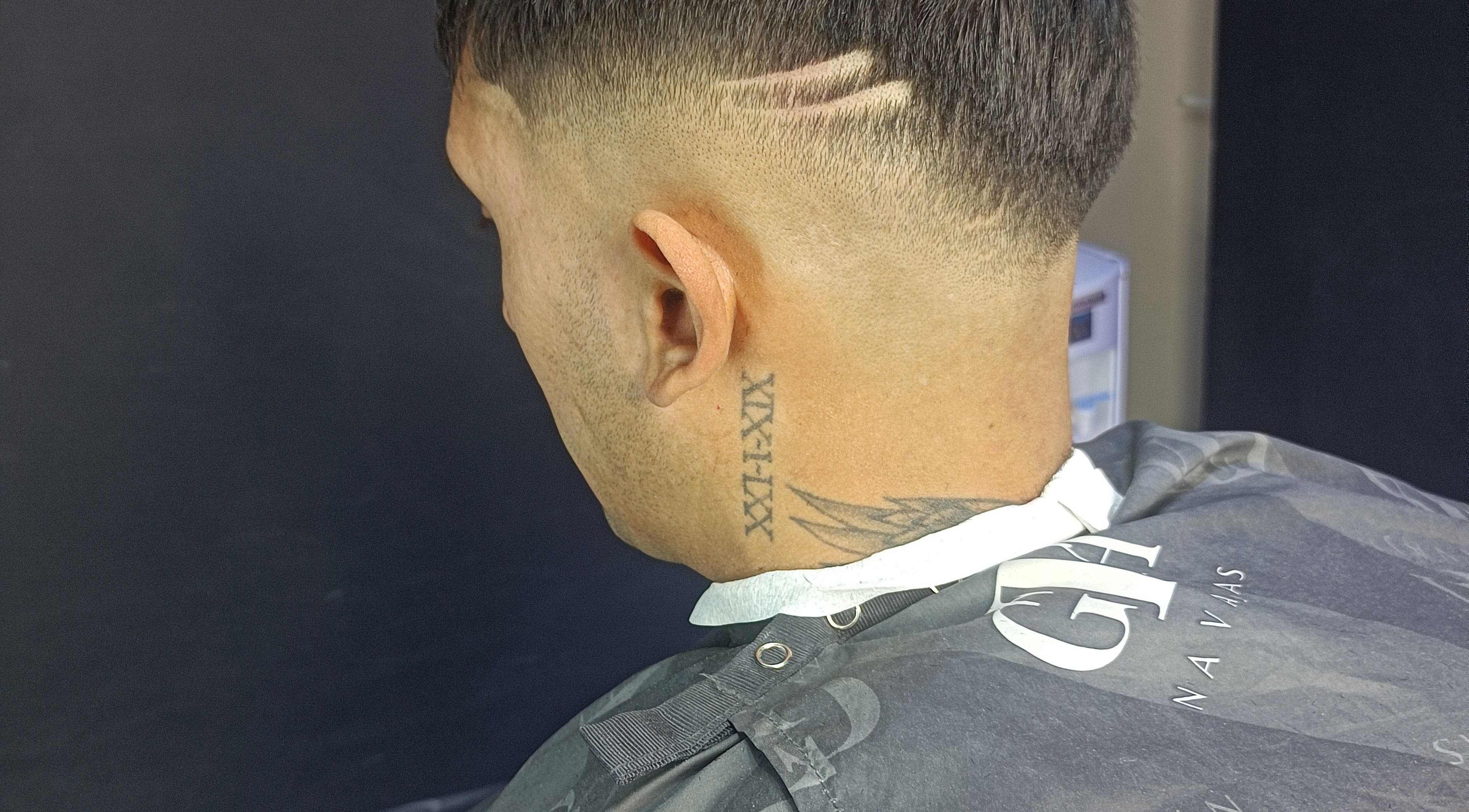 Corte de cabello moderno en Ruz Industria Barberos, Rosario, Santa Fe, AR.