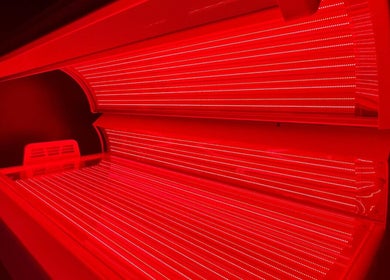 Infrared therapy bed at Body D Tox, Melbourne, Victoria, AU, offering rejuvenating wellness treatments.