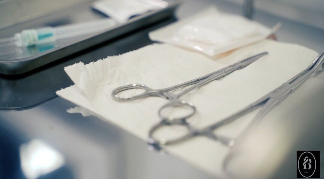 Sterile tools at Beauty Land and Aesthetics, Glasgow, Scotland, GB. Ensures precision in beauty treatments.