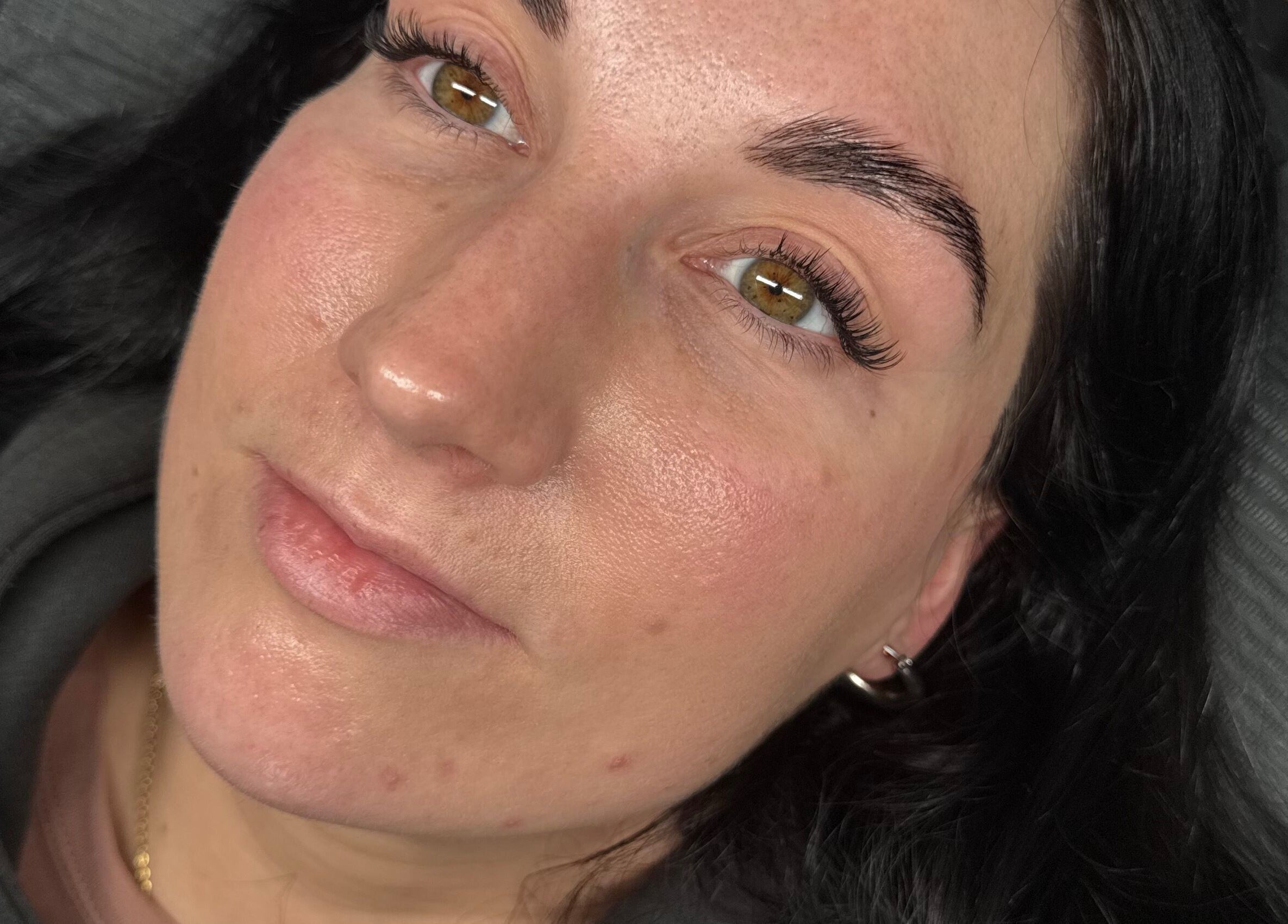 Close-up of eyelash extensions by Makeup & Lashes By Zara Lee, Tralee, County Kerry, IE.