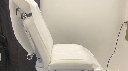 Comfortable spa chair at Dr. Ina Zhou, Coquitlam, BC, CA, ideal for wellness treatments.