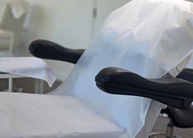Comfortable spa chair at Beauty Studio in Delta, British Columbia, CA, ready for a relaxing treatment.