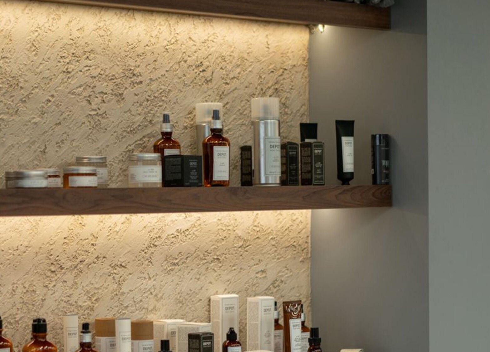 Premium beauty products on shelves at Sky Beauty Roof, Amman, Amman Governorate, JO.