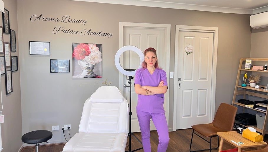 Aroma Beauty Palace professional room in Cashmere, Queensland, AU. Stylish decor with beauty equipment.