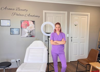 Aroma Beauty Palace professional room in Cashmere, Queensland, AU. Stylish decor with beauty equipment.