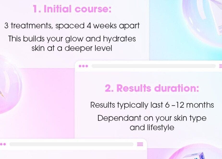 Skincare treatment course and results at Fran Wainwright Beauty & Aesthetics, Inspire, Longtown, Carlisle, England, GB.