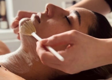 Facial treatment at Adeline Peillet, East of Eden - Walthamstow E17, London, England, GB.