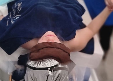 Relaxing head spa treatment at Silky Headspa, San Jose, California, US, promoting ultimate wellness and tranquility.
