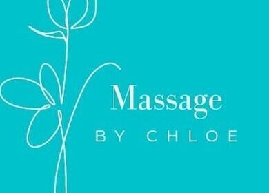 Massage By Chloe logo with floral design in Southam, England, GB.