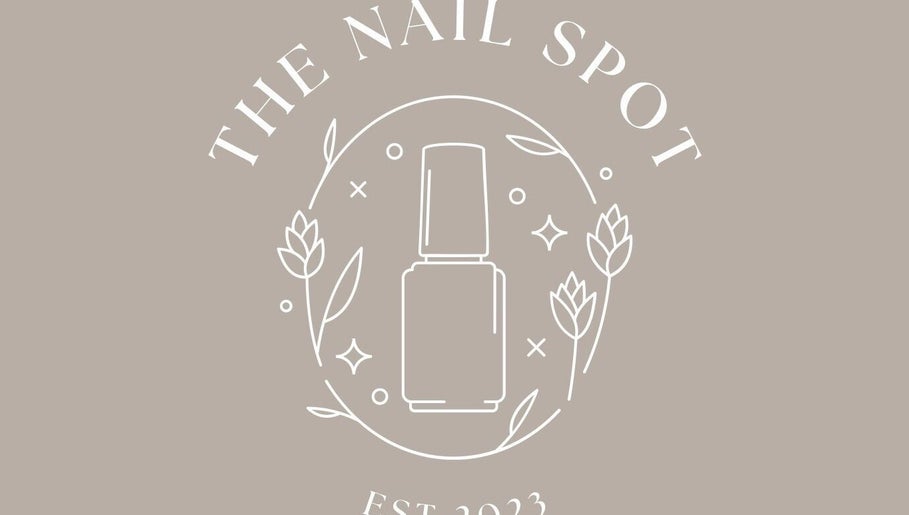 The Nail Spot logo with nail polish design in Peebles, Scotland, GB.