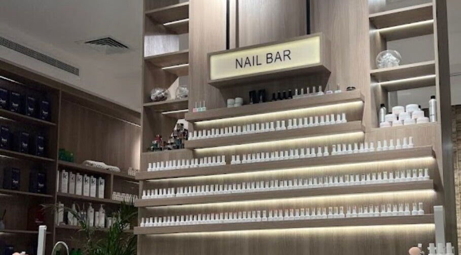 Stylish nail bar at Lola Ley | صالون لولالي in Riyadh, Riyadh Province, SA with a modern product display.