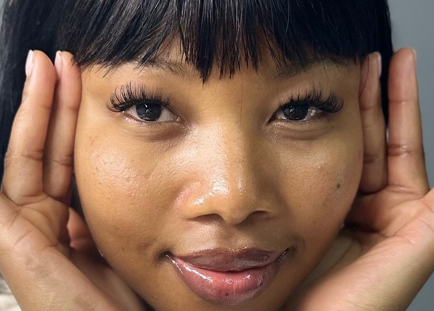 Close-up of stunning eyelash extensions from Fairy Lashes, Cape Town, Western Cape, ZA.