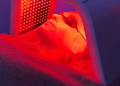 LED light therapy at The Allure Body Contouring, Adelaide, South Australia, AU highlights advanced skin treatment.
