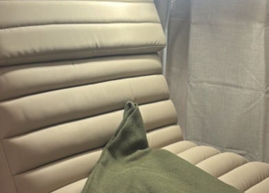 Luxurious beige contouring chair at The Allure Body Contouring, Adelaide, South Australia, AU.