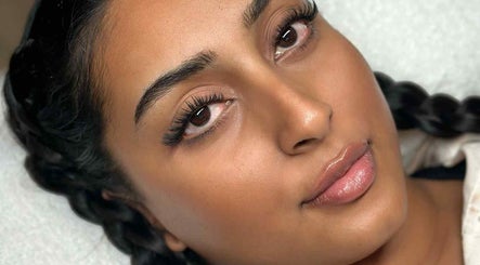 Close-up of beautiful eyelash extensions at Heavenly Beauty Co. in Rochedale, Queensland, AU.