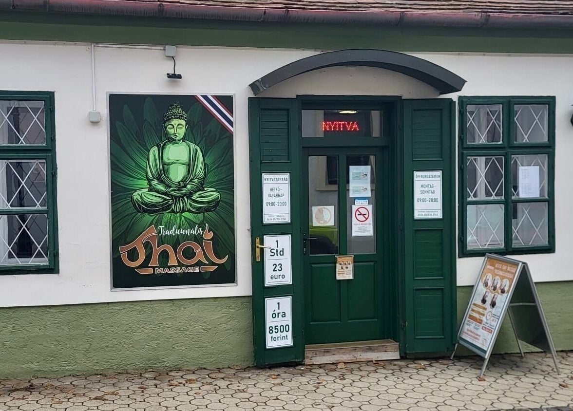 Menta Thai Massage-Mosonmagyaróvár 9200. Jókai utca 6. zöld bejárat, Buddha kép. Mosonmagyaróvár, HU.