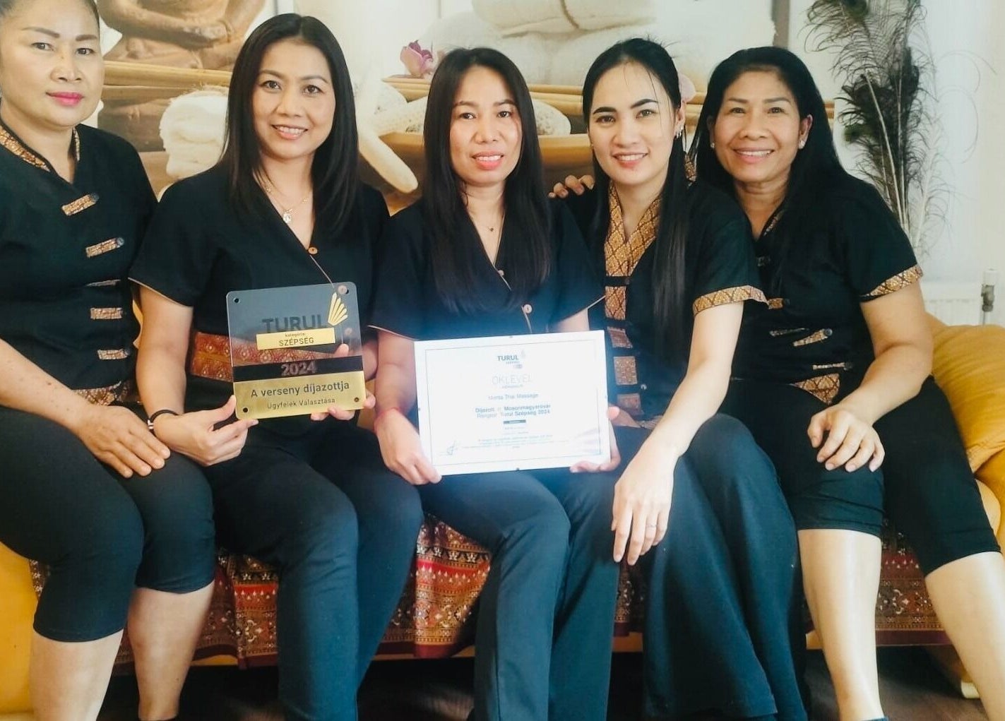 Menta Thai Massage csapat Mosonmagyaróváron, HU kitüntetést nyert el. Cím: Jókai utca 6.