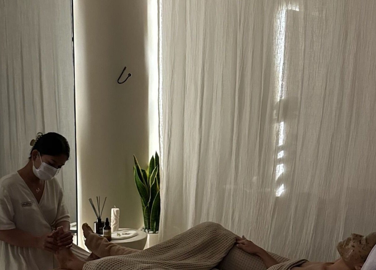 Relaxing treatment at Face Therapy Spa, Pererenan, Bali, Bali, ID, featuring a tranquil ambiance.