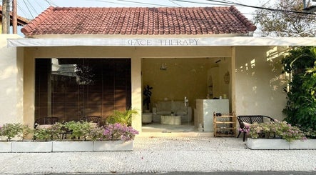 Charming exterior of Face Therapy Spa, Umalas, showcasing a serene ambiance located in Bali, ID.
