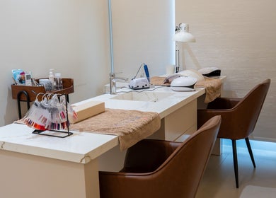 Elegant nail treatment area at Vianne Spa, Muscat, Muscat Governorate, OM, offering premium services.