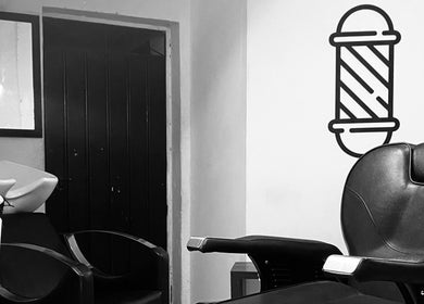 Silla de barbero en 1k Barber Studio, Iguala De La Independencia, Guerrero, MX.