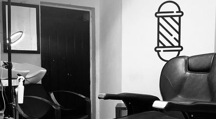 Silla de barbero en 1k Barber Studio, Iguala De La Independencia, Guerrero, MX.