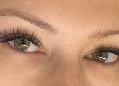 Detailed lash extensions at The Coogee Lash Room in Coogee, Western Australia, AU.