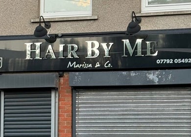 Front view of a beauty salon named The Waxing Room in Pencoed, Wales, GB.