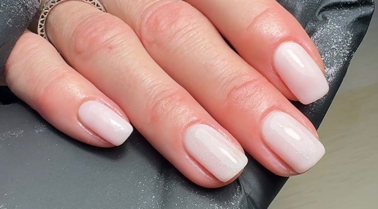 Beautiful gel manicure at Harddwch Erin Haf Beauty in Pwllheli, Wales, GB. Elegant, glossy nails for a refined look.