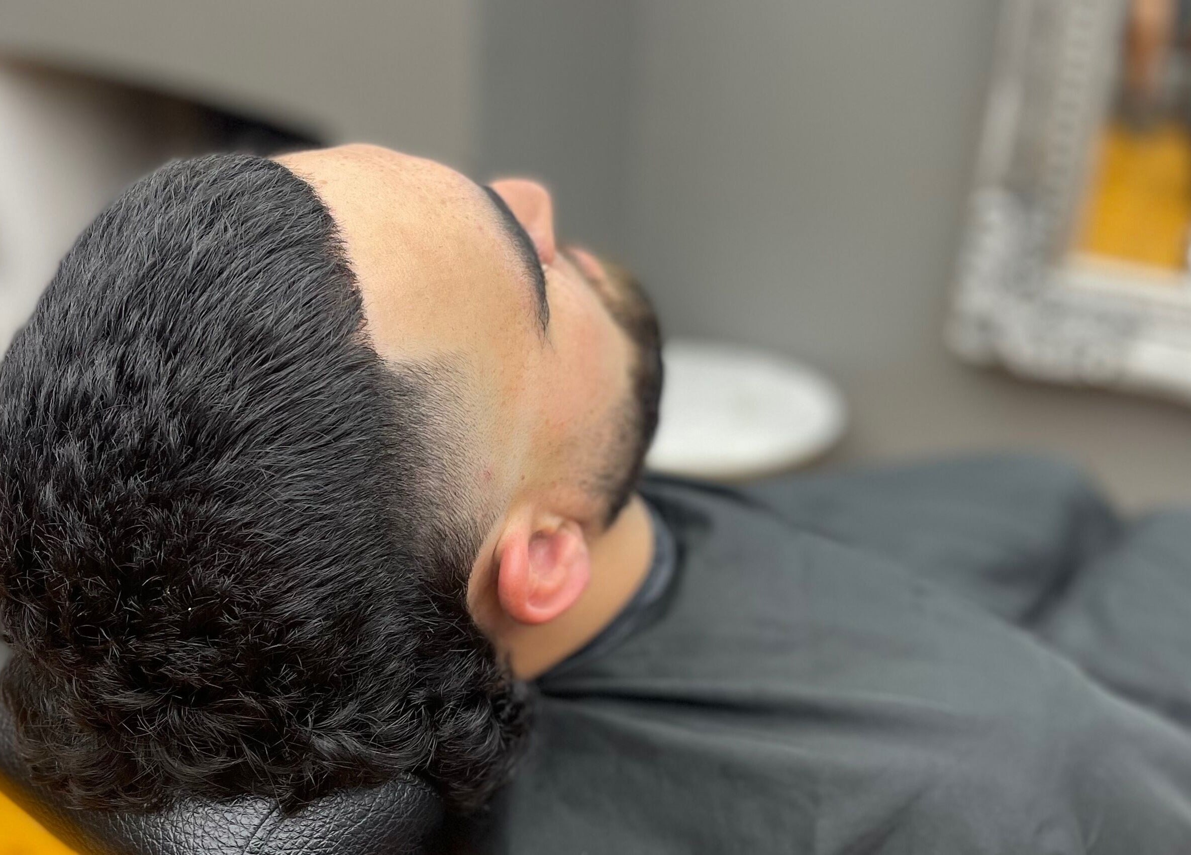 Close-up of a fresh fade haircut at Kingdom Barbers & Co., Tamworth, New South Wales, AU.