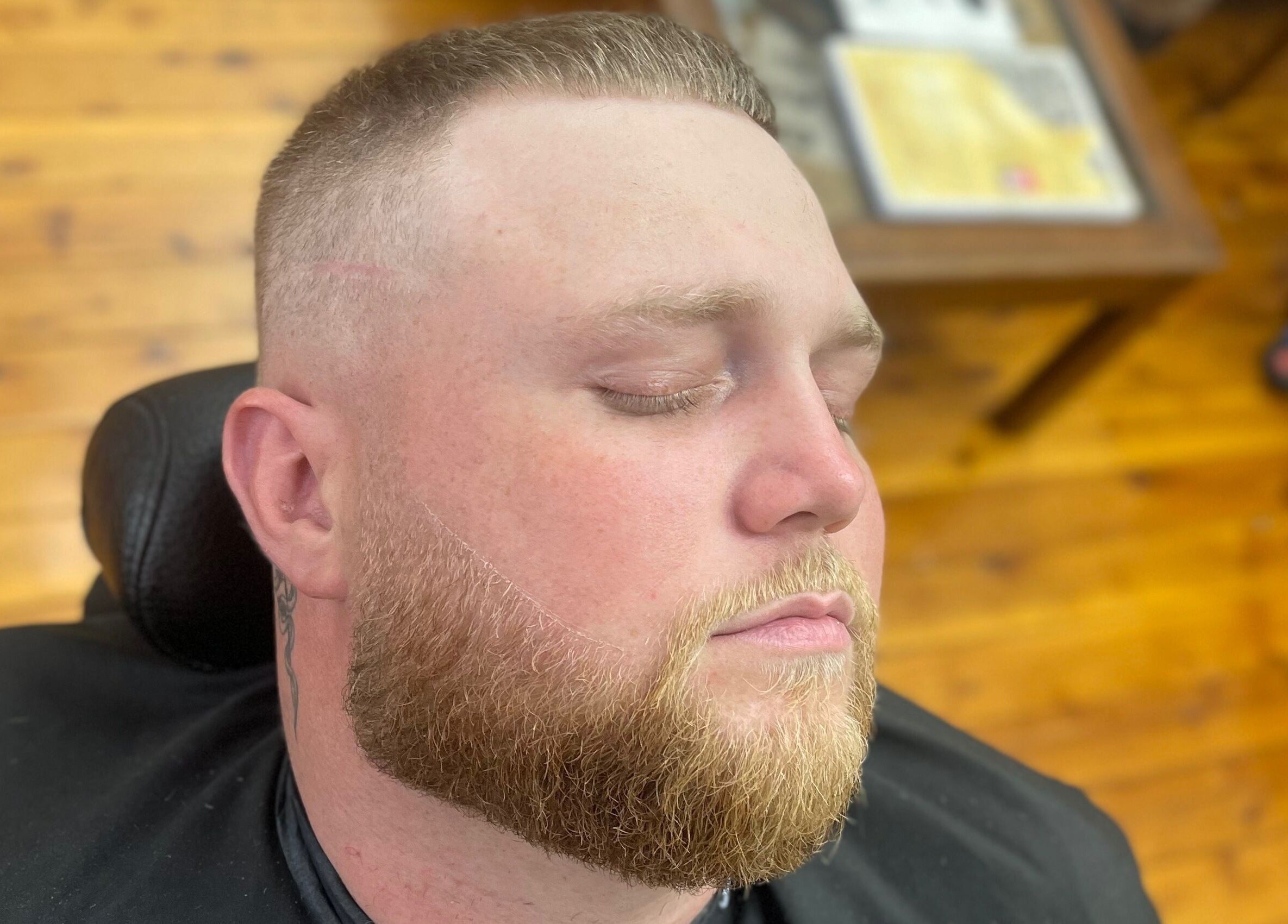 Fresh haircut and beard trim at Kingdom Barbers & Co., Tamworth, New South Wales, AU.