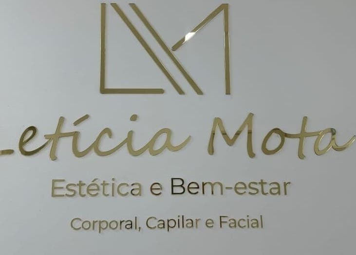 Logotipo de LETÍCIA MOTA ESTÉTICA E BEM-ESTAR em São Paulo, São Paulo, BR, destacando estética e bem-estar.