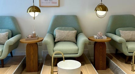 Relaxing pedicure chairs at The Glam Studio | ذا جلام ستوديو, Riyadh, Riyadh Province, SA, showcasing luxury.