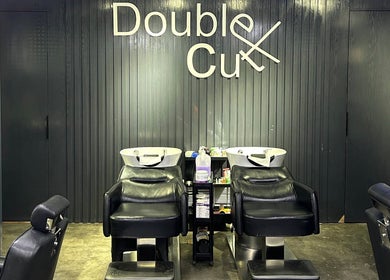 Modern barber chairs at Double Cut Barbershop | صالون دبل كت, Riyadh, Riyadh Province, SA.