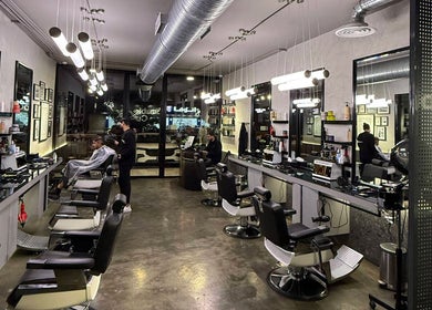 Modern interior of Double Cut Barbershop | صالون دبل كت in Riyadh, Riyadh Province, SA, featuring sleek design.