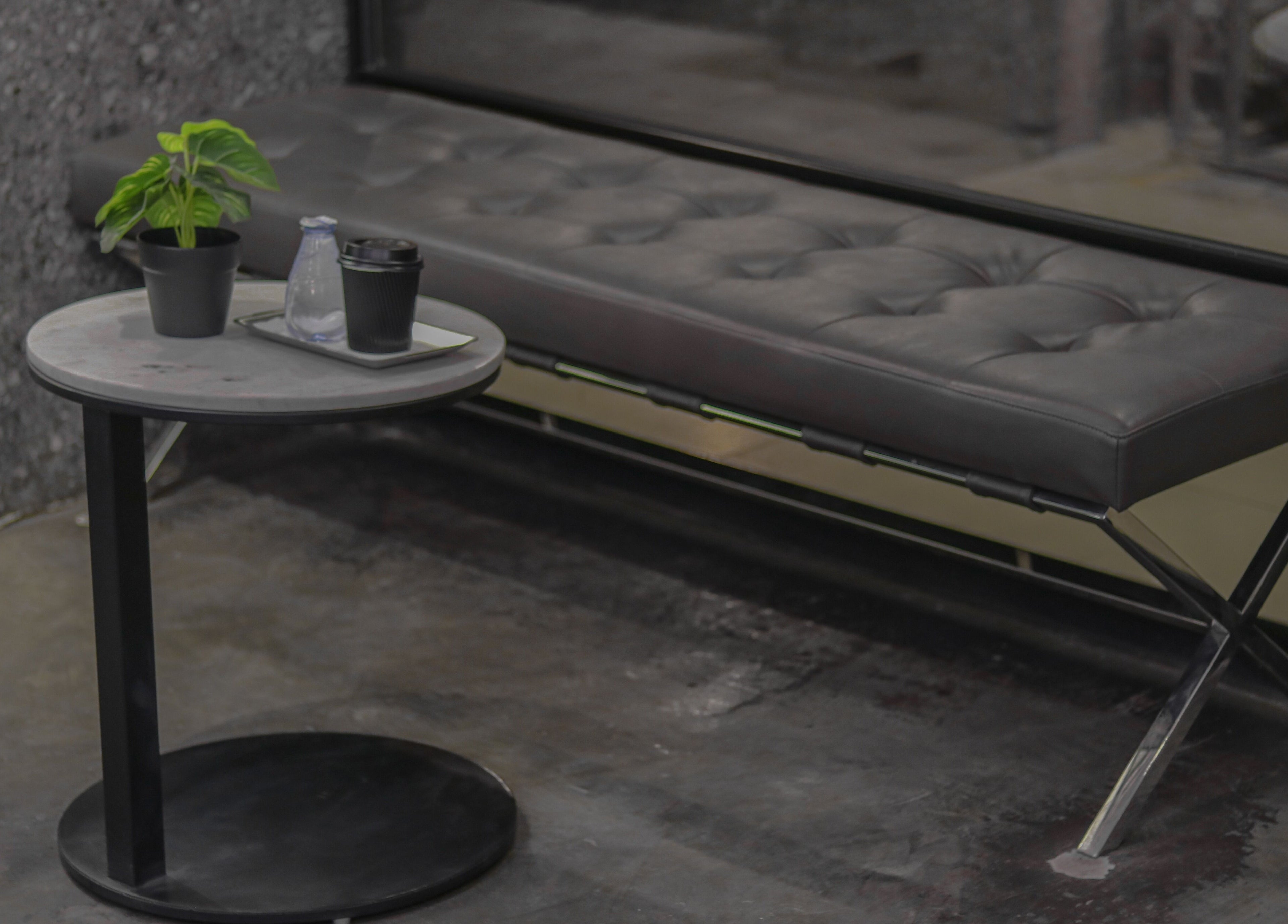 Comfortable seating area at Double Cut Barbershop | صالون دبل كت in Riyadh, Riyadh Province, SA.