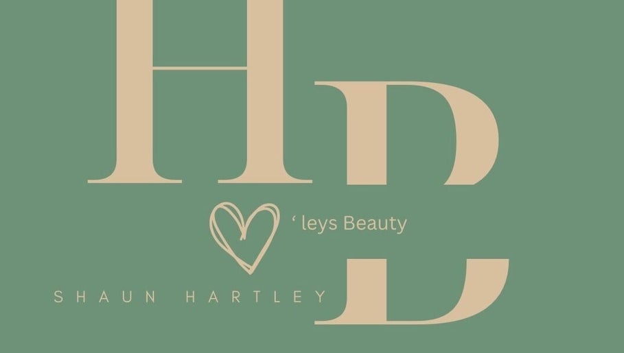 Logo of Hartley’s Beauty, Lafayette, Louisiana, US. Features stylish font and heart design.