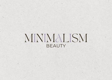 Mnmlsm Beauty logo against a textured gray background, located in Toronto, Ontario, CA.