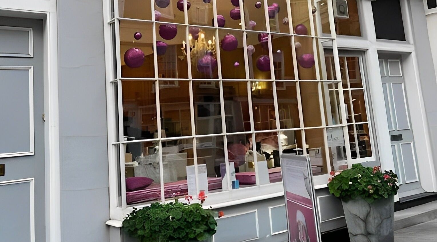 Front view of The Nail Station, featuring elegant décor, located in London, England, GB.