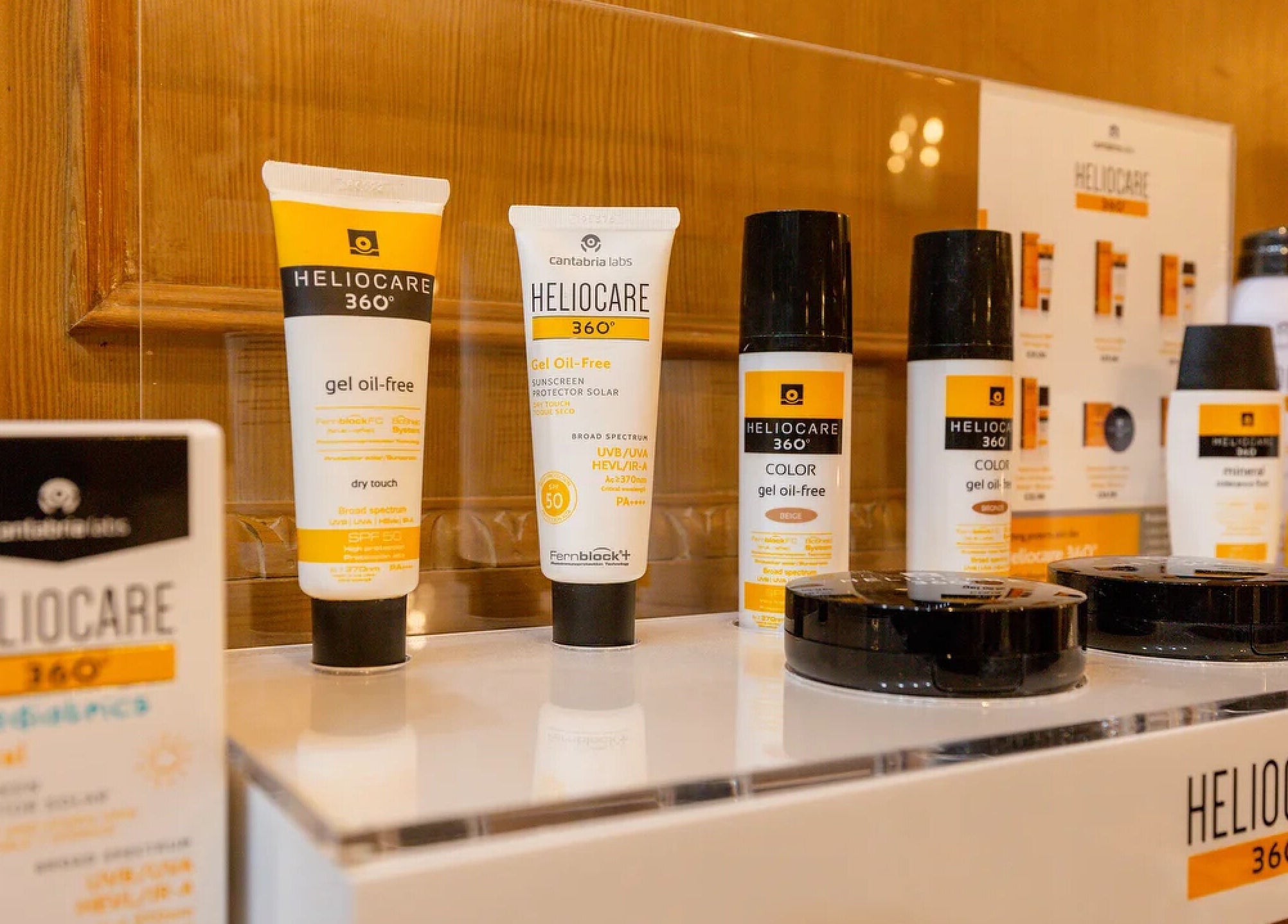 Heliocare products at The Nail Station, London, England, GB. Perfect for skincare enthusiasts.