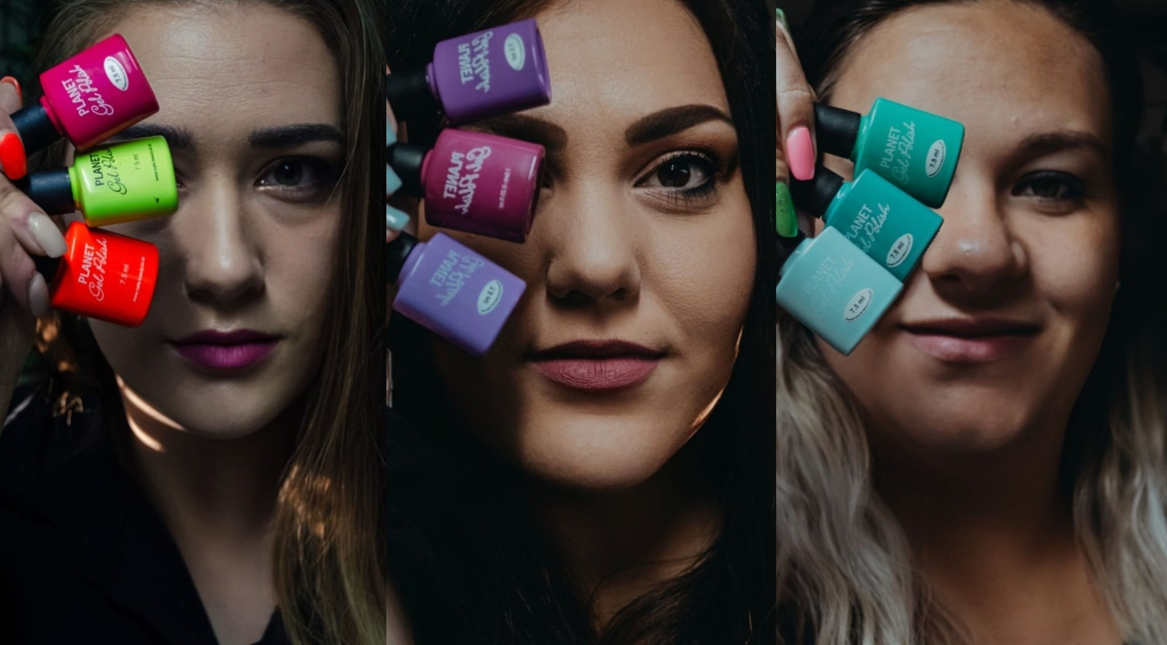 Vibrant nail polish collection at Aerglo Nails & Beauty, Rustenburg, North West, ZA showcasing diverse shades.