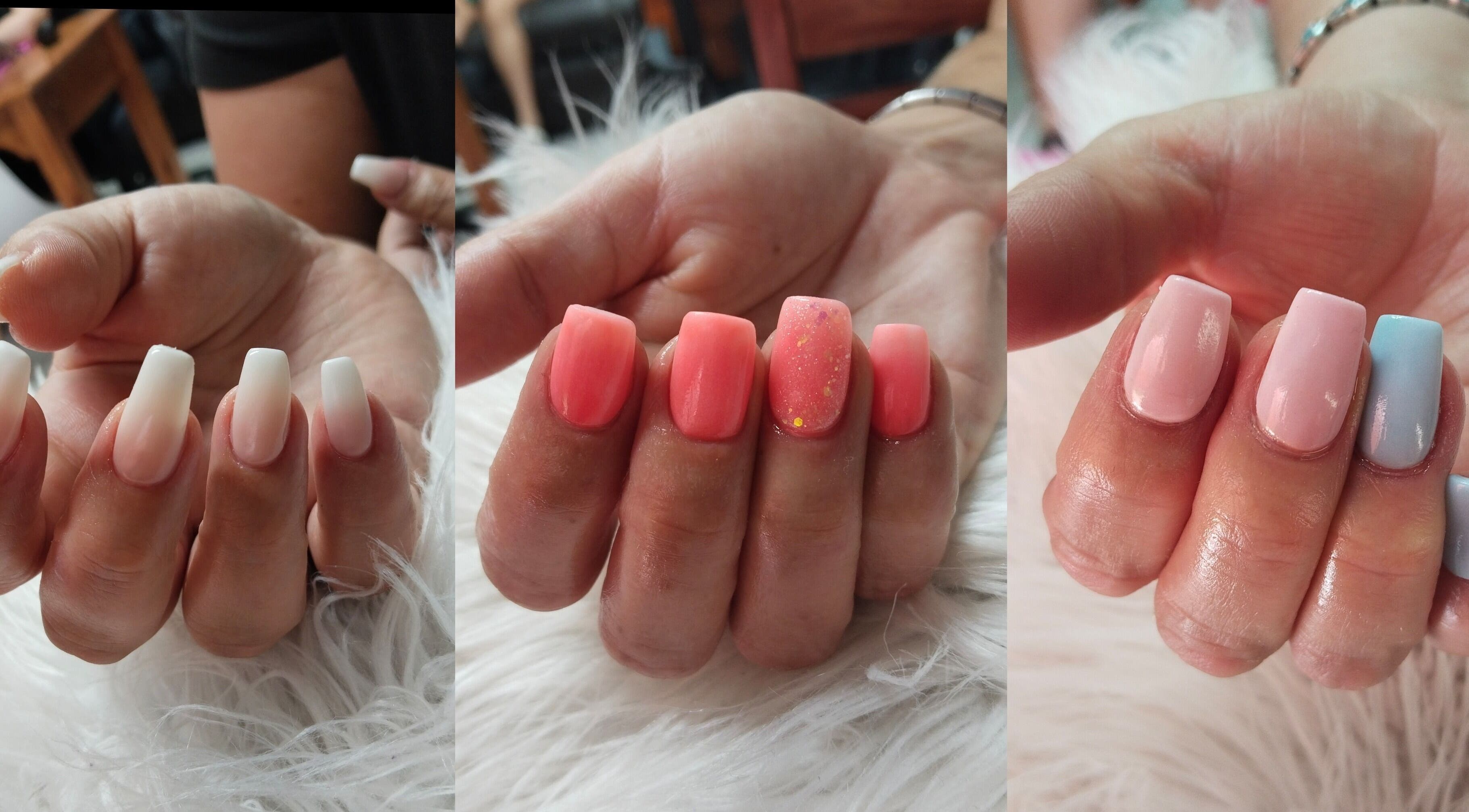 Stylish manicures at Aerglo Nails & Beauty, Rustenburg, North West, ZA, showcasing elegant nail designs.