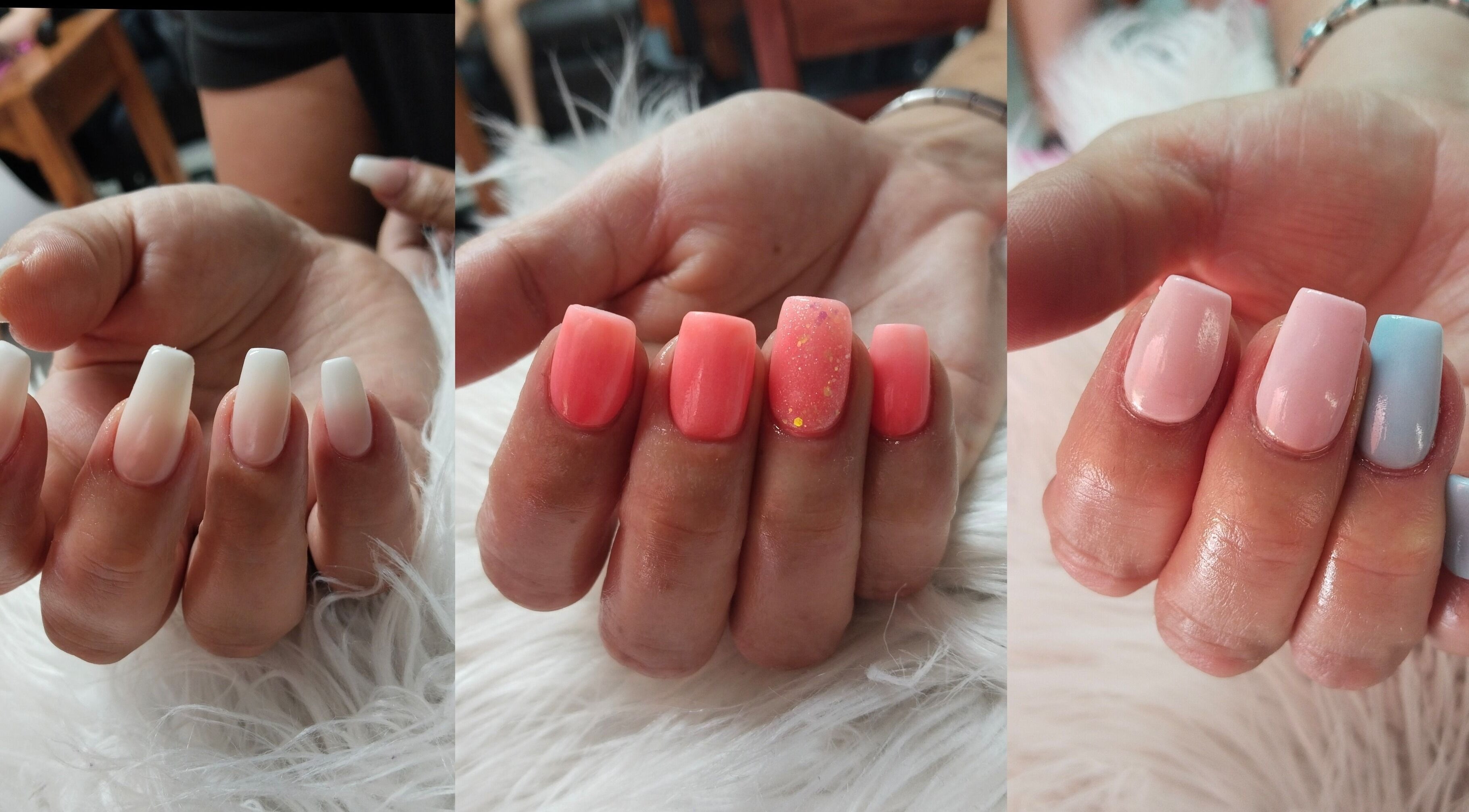 Stylish manicures at Aerglo Nails & Beauty, Rustenburg, North West, ZA, showcasing elegant nail designs.