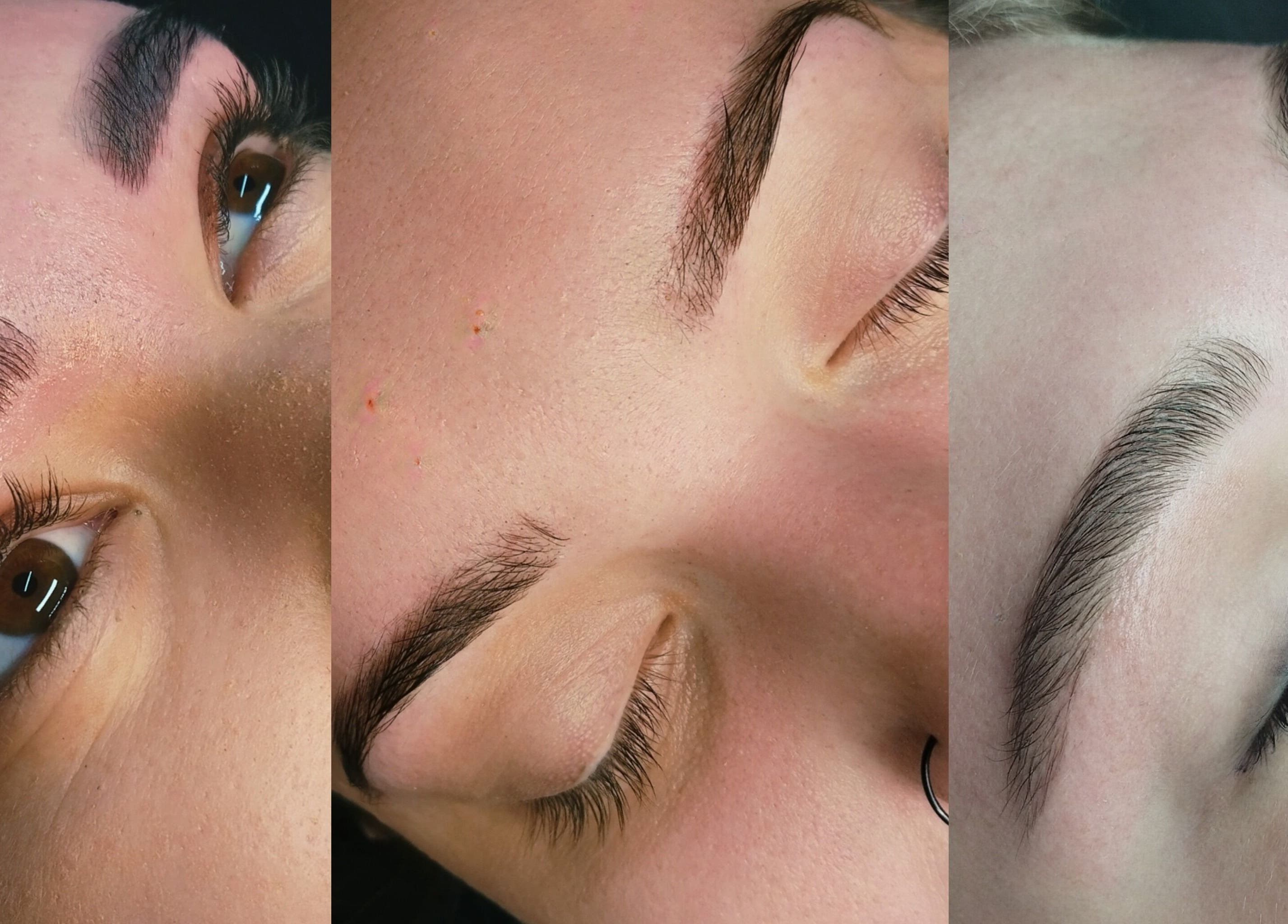 Refined eyebrow styling at Aerglo Nails & Beauty in Rustenburg, North West, ZA showcasing precision and expertise.