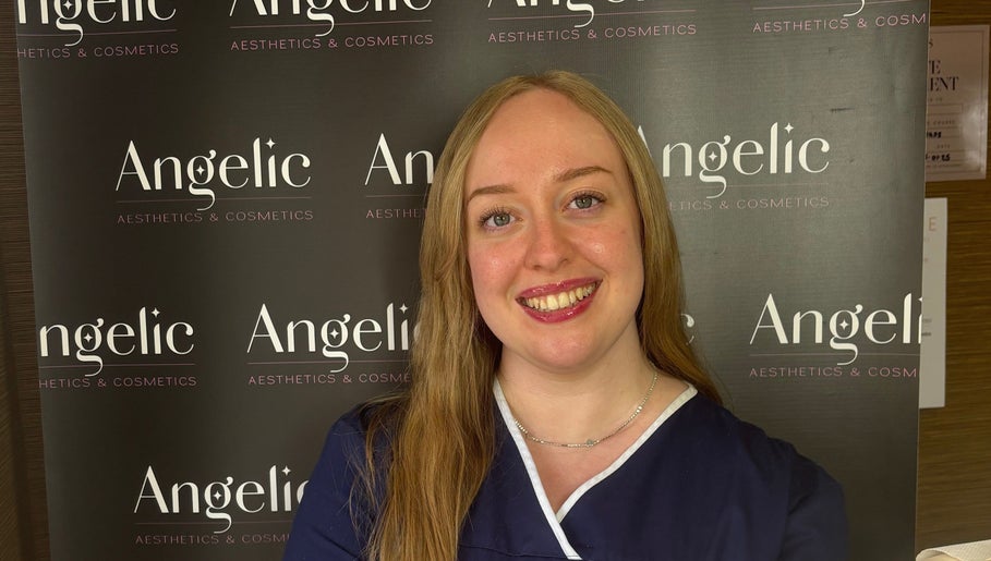 Friendly staff at Angelic Aesthetics and Cosmetics, Canterbury, England, GB, welcoming clients.